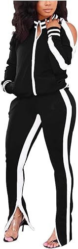 TOPONSKY Women Casual 2 Piece Outfit Long Pant Set Sweatsuits Tracksuits
