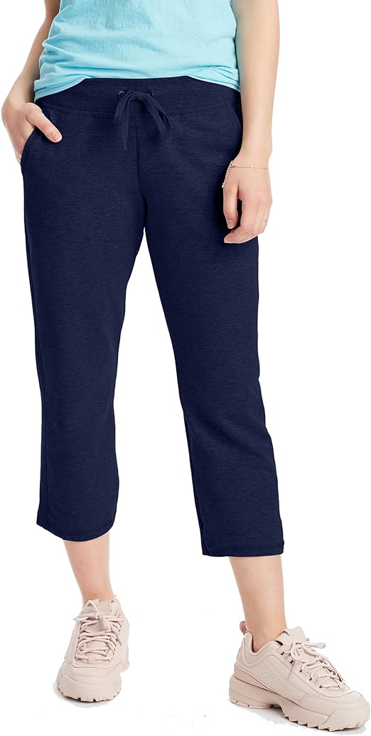 Hanes Women's Sweatpants, French Terry Capris, Women's Capri Joggers