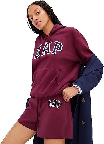 GAP Women's Logo Hoodie Hooded Pull-on Sweatshirt