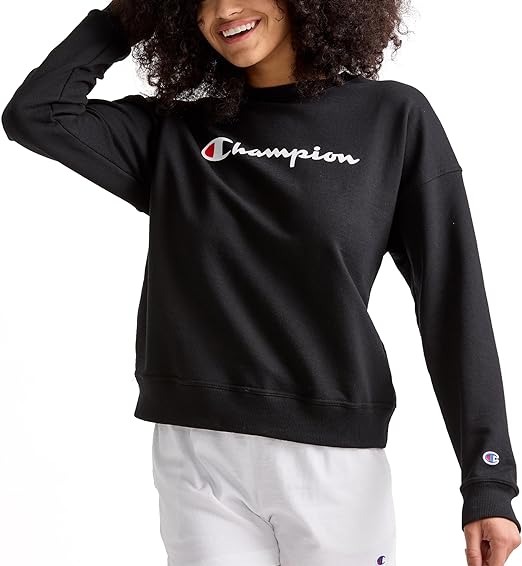 Champion Women's Sweatshirt, Powerblend, Crewneck for Women