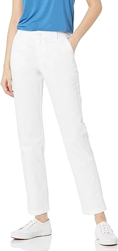 Women's Classic Straight-Fit Stretch Twill Chino Pant